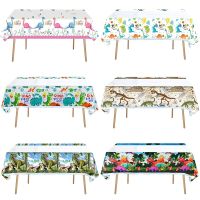 【LZ】♘✢  Louça Descartável De Dinossauro Tema do Tiranossauro Rex Tableclother Baby Shower Supplies Decoração de festa de aniversário