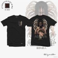 YT Attack on Titan Anime Tshirt Short Sleeve Top Unisex Tee Eren Yeager Fashion Graphic Casual Loose Shirt Plus Size TY