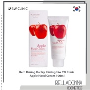Kem Dưỡng Ẩm Da Tay Từ Quả Táo 3W Clinic Apple Hand Cream 100ml