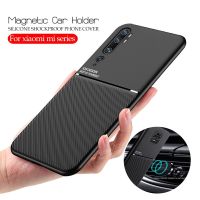 Car Magnetic Holder Case For xiaomi mi 10 lite xiomi xaomi note 10 pro 9 light 9t mi9 se a3 8 phone cover Silicone leather coque Phone Cases