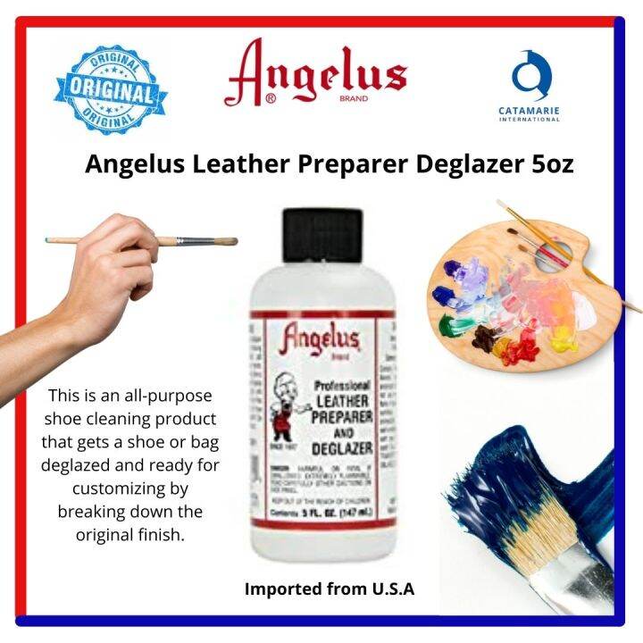 ANGELUS PROFESSIONAL LEATHER CUSTOM PAINT PREPARER AND DEGLAZER 1 oz