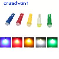 10 pcs T5 led car dashboard light instrument automobile door Wedge Gauge reading lamp bulb 12V cob smd Car Styling