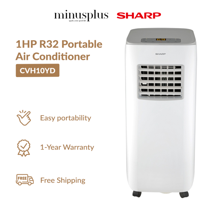 Sharp Portable Air Conditioner (1.0HP) NonInverter Model 3 fan speed