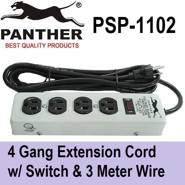 extension surge protector extension cord omni extension Panther