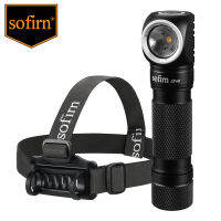 ใหม่สีSofirn SP40 LEDไฟหน้าCree XPL 1200lm 18650 USBชาร์จไฟหน้า 18350 ไฟฉายกับแม่เหล็กหาง