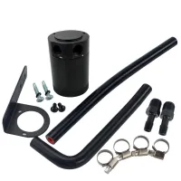 Oil Catch Can Tank Air-Oil Separator Kit W/ ท่อหม้อน้ำสำหรับ HONDA CIVIC 16-17