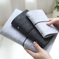 SIXONE Felt Loose Leaf Note Book Shell Fabric Inner Core A6  A7 Notebook Diary A5 Plan Office Supplies A Ring Binder stationery Wireless Earbuds Acces