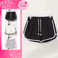 【READY STOCK】ST106 Casual Short Pants House Wear Casual Wear Sport Wear Short Pants Elastic Band Waist