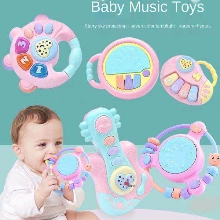【Ready Stock】Baby Toy music hand drum early educational toys piano drum