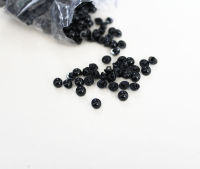 200pcslot 4mm 5mm 6mm 8mm new tiny full black button eyes handscrew button eyes for diy doll size option