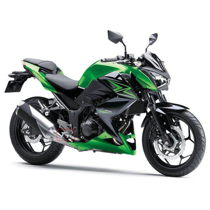 ตัวล๊อครถที่วางเท้าด้านหน้าสำหรับ-kawasaki-z125-pro-z300-z250-z650-z900-ninja-250-300-650-versys-แป้นพักเท้าผู้ขับขี่รถจักรยานยนต์-x300