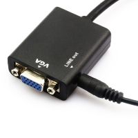 Cabo Adaptador Conversor Hdmi Para Vga Com Saída P2 De Áudio