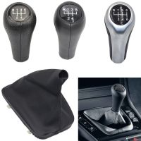 5 / 6 speed Leather Car Shift Gear Knob Lever Gaitor Boot Cover For BMW 3 Series E46 decoration accessories