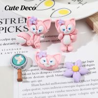 【CuteDeco】Cute Cartoon Fox ( 7 Types）Trumpet - Standing Fox/ Trumpet - Sitting Fox Charm Button Deco/ Cute Jibbitz Croc Shoes Diy / Charm Resin Material For DIY