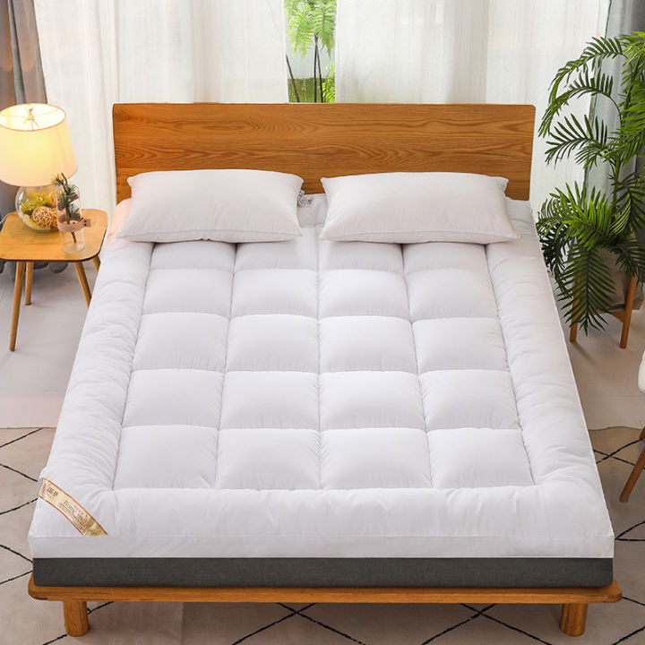 ที่นอนท็อปเปอร์-topper-ฟูกที่นอน-ท็อปเปอร์-ฟูก-mattress-for-floor-ที่นอนญี่ปุ่น-ที่ลองเตียง-ที่นอนปอบเปอร์-ท็อปเปอร์-ขนห่านเทียม-ฟูกท็อปเปอร์-นอน