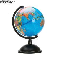 QTULW Store Hot Deals 20cm Blue Ocean World Globe Map With Swivel Stand Geography Educational
