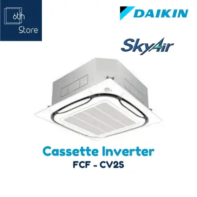 เครื่องปรับอากาศ DAIKIN Cassette FCF STANDARD PANEL SERIES INVERTER ขนาด 13880 - 48000 BTU