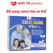 Calci nano MK7 Plus bổ sung canxi nano carbonat