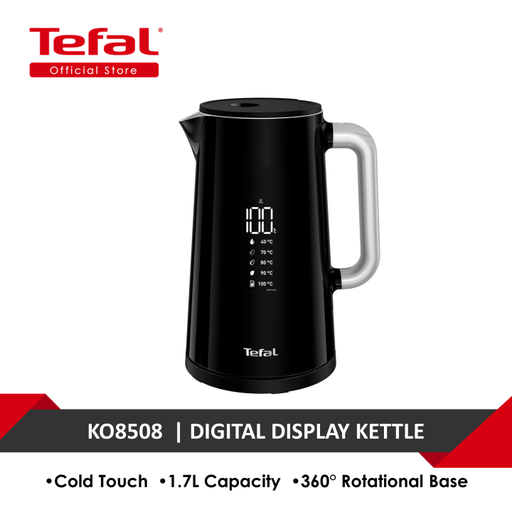 tefal digital display kettle