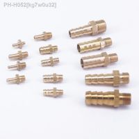 【YF】﹍  5pcs Hose I/D 2.5mm 3mm 4mm 5mm 6mm 8mm 10mm Barbed x Metric M4 M5 M12 Male Splicer Connectors Fittings