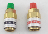 1คู่ QC-12 1/4SAE R134A L/h ความดันรถ Quick Coupler Connector เครื่องปรับอากาศ Refrigerant Adjustable