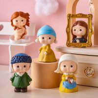 Creative Artist Miniature Figurines Nordic Home Decoration Character Doll Ornaments Resin Statue Desktop Decor Christmas Gifts