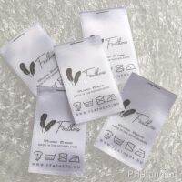 【LZ】❆  Logotipo preto personalizado impressão Satin Labels lavagem Instrução 3x5 cm 1000 PCs