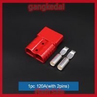 Gangke 1PC 600V 50/120A Anderson ปลั๊กชุดแบตเตอรี่ปลั๊กไฟอย่างรวดเร็วพร้อม Anti DUST CAP COVER Terminal สำหรับพ่วง Boat caravan connections