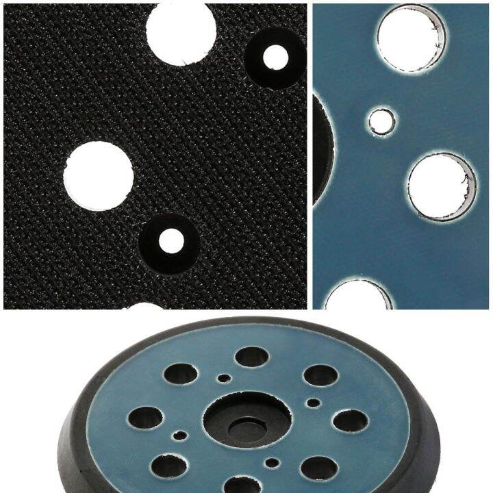 5-inch-8-holes-125mm-hook-loop-sanding-backing-pad-electric-makita-orbital-sander-disk-discs-porter-cable-backup-stick-on-pad-cleaning-tools