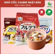 Ăn là ghiền Ngũ cốc Calbee Giảm Cân Ăn Kiêng Nhật Bản mix trái cây sữa