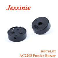 10pcs AC2208 Passive Piezoelectric Buzzer AC 3 24V 22*8mm Mini Piezo Buzzers Speaker Frequency 4KHZ Diy Electronic