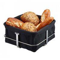 GEFU Bread basket BRUNCH angular &amp; black ตะกร้าผ้าใส่ขนมปัง รุ่น 33670 (Black)