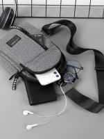 ✙♞❁ Chest bag mens backpack 2023 new nylon chest leisure sports travel shoulder Messenger