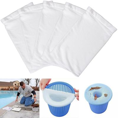 Filter Socks, Value Pack of 50 - Ultra Fine Mesh Filter Sock Nets for Skimmer Baskets - Skim Remove Leaves, Hair