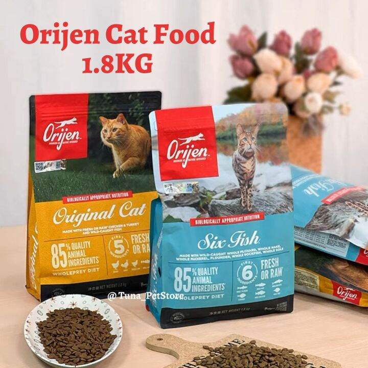 Orijen Cat Food 1.8KG [ Six Fish / Original Cat ] (FREE BUBLLE WRAP