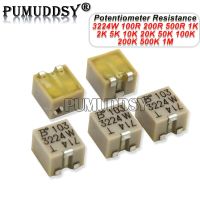 【CW】 5PCS SMD 3224W Trimmer Potentiometer Adjustable Resistance 100R 200R 500R 1K 5K 10K 20K 50K 100K 200K 500K 1M Ohm