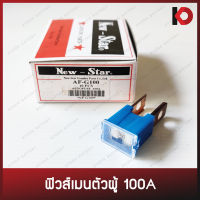 (10 ตัว/กล่อง) ฟิวส์เมนตัวผู้ ฟิวส์เมนผู้ ฟิวส์รถ ขาตรง 20A 30A 40A 50A 60A 70A 80A 100A 120A ยี่ห้อ New-Star