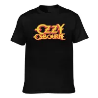 ที่กำหนดเองการพิมพ์ Ozzy Osbourne คลาสสิกโลโก้เสื้อยืดบุรุษของขวัญผู้ชาย T-Shirt