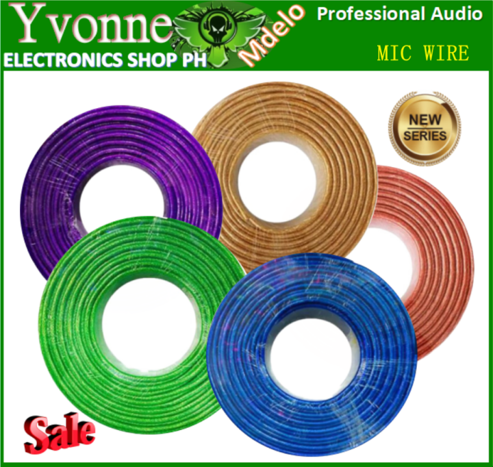 The (MIC Wire) 1 ROLL microphone wire Polestar PW100VT Stereo