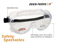 แว่นเซฟตี้ Goggle with 4 valves on/off ป้องกันฝ้า ANTI-FOG ZEEN PERFECT