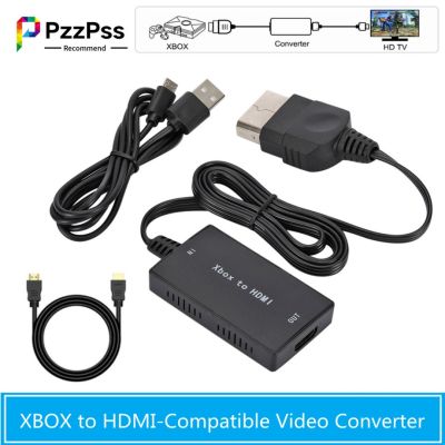 【cw】 PzzPss HD 1080P / 720P XBOX to Compatible Video Converter Adapter With Cables Suitable For Models Of Original Consoles