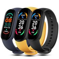 [HOT CHALIUIUILILXWE 607] สายนาฬิกาสำหรับ Xiaomi Mi Band 7 6 5 4 3สร้อยข้อมือริสแบนด์ซิลิโคนสายรัดข้อมือ MiBand 3/4 Band5 Band6 Smartwatch Accessories