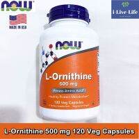 แอลออร์นิทีน L-Ornithine 500 mg 120 Veg Capsules - Now Foods