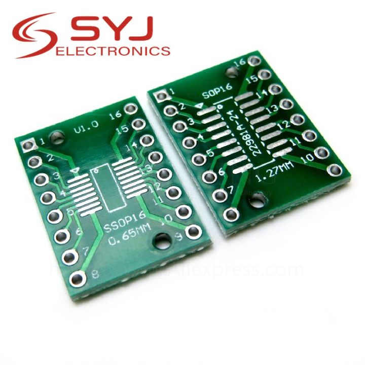 10ชิ้น/ล็อต TSSOP16 SSOP16 SOP16กับ DIP16โอนบอร์ดจุ่มบอร์ดประกาศพิชอแดปเตอร์ PCB ในสต็อก