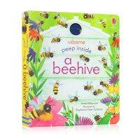 Usborne หนังสือ Peep Inside A Beehive 3D Flip Book Toddler Story Book Bedtime Reading Book for Kids English Learning Education Book Gift หนังสือเด็ก หนังสือเด็กภาษาอังกฤษ หนังสือเด็กภาษาอังกฤษ ภาพสามมิติ หนังสือเด็ก  นิทาน 3 มิติ หนังสือภาพเด้ง