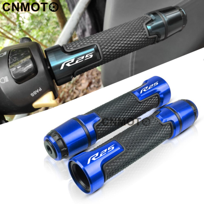 For YAMAHA YZF-R25 V1 V2 2015-2023 YZF R25 Handlebar Grips Ends Motorcycle Accessories 7/8 "22mm Handle Grips Handle Bar Grips End 1