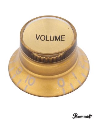 Paramount  KSV41GD ปุ่ม Volume กีตาร์ไฟฟ้าทรง SG สีทอง (Volume Knob for SG Guitars, ปุ่มวอลุ่ม)