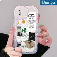 เคส Dienya สำหรับ iPhone X Xs Xr Xs Max เคสแฟชั่นลายหญ้าโชคดีมีสีสันน่ารักเนื้อครีมนิ่มเคสมือถือกันกระแทกแบบใสที่สร้างสรรค์ฝาครอบป้องกันซิลิโคนโปร่งใสลายกล้องถ่ายรูป