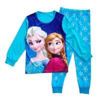 Girl Elsa Anna Pyjamas hello kitty Clothing Set Pajamas Kid sleepwear Nightwear