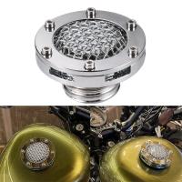 ☾ Aluminum Motorcycle Mesh Fuel Gas Tank Cap Cover for Harley Sportster 883 1200 Motorcycle Accessories